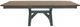 Mavin Customizable 42" x 72" Boat Extendable Dining Table with 18" Leaf-1