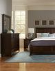 Vaughan-Bassett Bonanza Merlot California King Panel Bed-3
