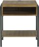 Signature Design by Ashley® Fridley Brown End Table with Black Base-1
