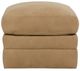 Rowe® Customizable Madeline Leather Built to Floor Ottoman-2