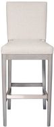 Vanguard® Furniture Vanguard Juliet Nate Alabaster/Dove Gray Stocked Performance Dining Stool-1