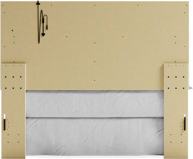 Signature Design by Ashley® Altyra White Queen/Full Upholstered Panel Headboard-2