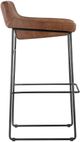 Moe's Home Collection Starlet 2 Piece Cappuccino Bar Stool-2