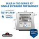 Napoleon Built-In 700 Series Stainless Steel Liquid Propane Single Infrared Burner-2