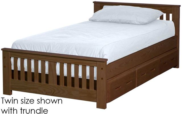 Crate Designs™ Furniture Brindle Twin Shaker Bed-0