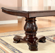 Furniture of America® Bellagio Brown Cherry Dining Table with 2 Leaves-4