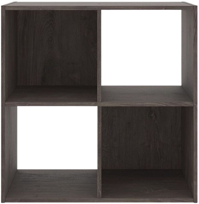 Signature Design by Ashley® Piperton Dark Charcoal Four Cube Organizer-1