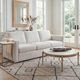 Uttermost® Tylan Brass/White Round Marble Coffee Table-1