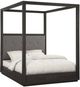 Modus Furniture Oxford Basalt Gray/Dolphin Canopy King Upholstered Canopy Bed-0