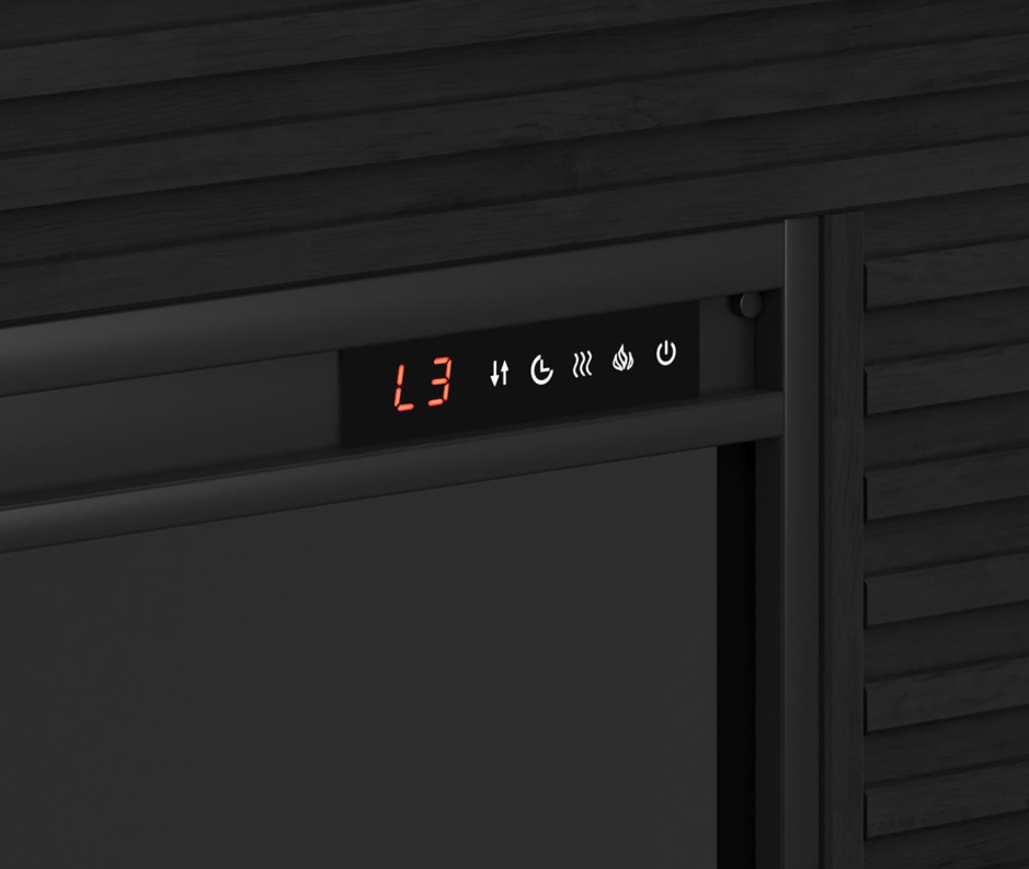 Legends Home Stardust Black Fireplace Mantel - Thumbnail 5