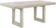 Elements International Avalanche Antique White Dining Table-0