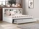 Carter Full White Bed with Trundle-2