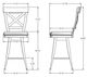 Amisco Customizable Kyle Swivel Counter Stool-1