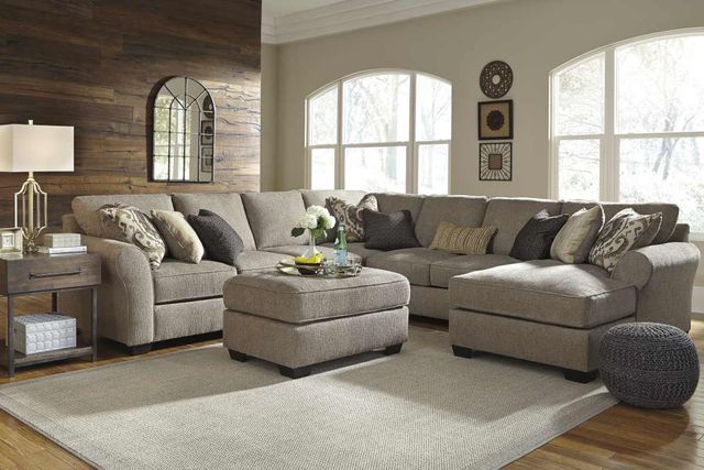 Benchcraft® Pantomine 5-Piece Driftwood Left-Arm Facing Sectional with Chaise-2