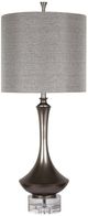 Harp & Finial® Arlington Pewter Table Lamp-0