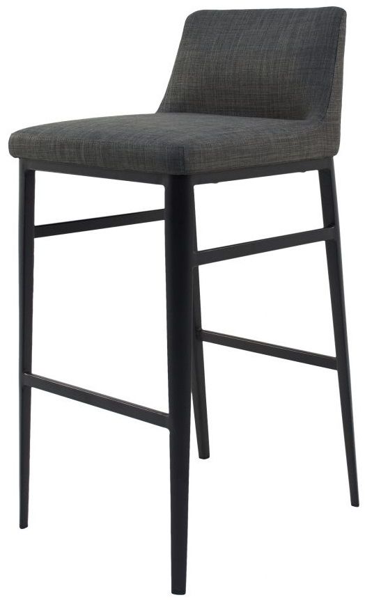 Moe's Home Collection Baron Charcoal Grey Barstool-2