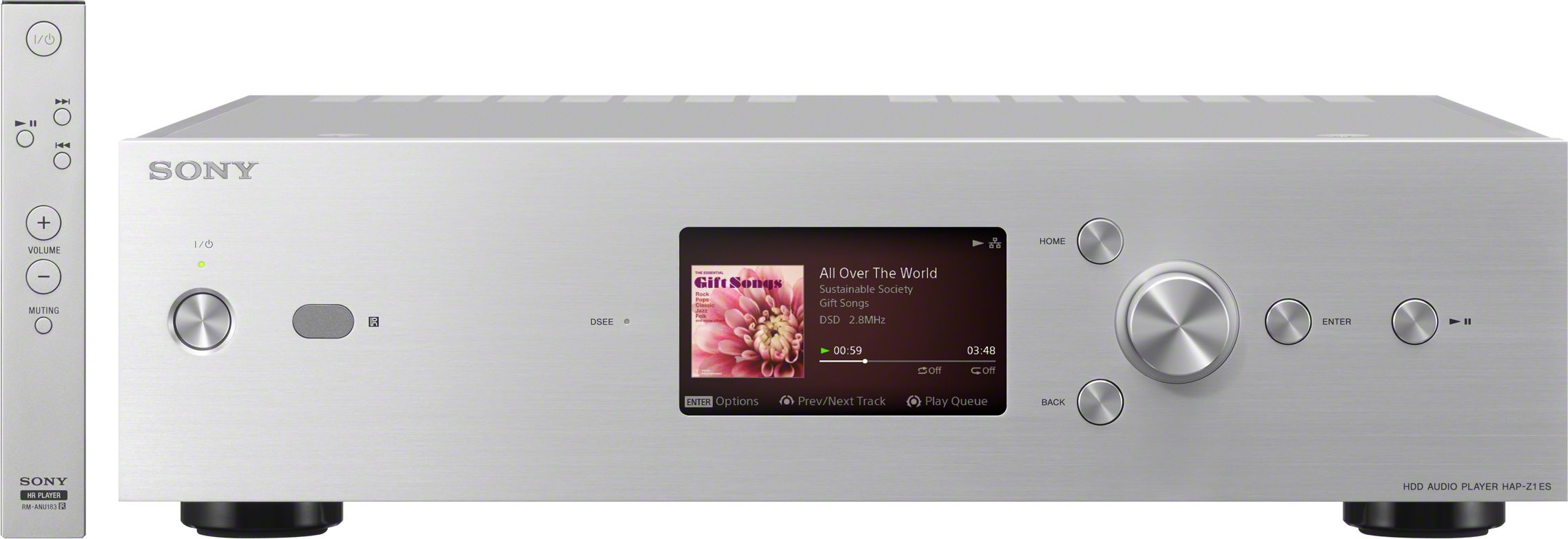 Sony® ES Hi-Res Music Player System-Silver. Open Box Item
