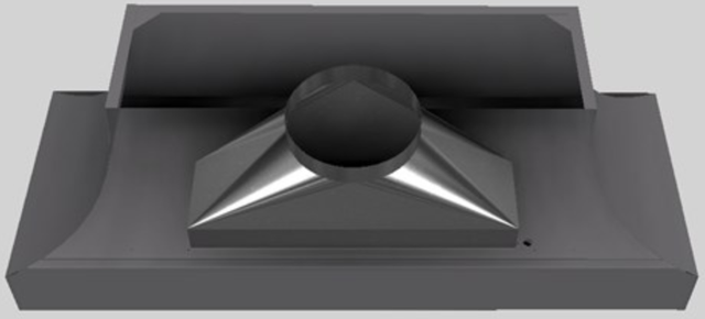 Vent-A-Hood® Designer Series 66" Gunsmoke Wall Mounted Range Hood-1