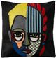 Nourison Home™ Mina Victory Natural Leather Hide Warrior 20''x20'' Throw Pillow-0