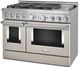 KitchenAid® 48" Milkshake Smart Pro Style Gas Range with Griddle-3