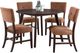 New Classic® Home Furnishings Tioga 5-Piece Brown Cherry Dining Set-0