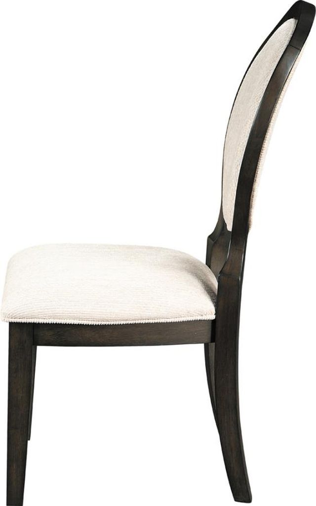Coaster® Twyla 2-Piece Cream/Dark Cocoa Upholstered Dining Chairs-2