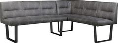 Banc en coin de Moe's Home Collection Hanlon - Gris foncé