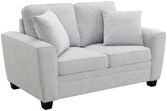 Intercon Ashbury TUP Soft Gray Chenille Loveseat-0