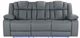 Global Furniture USA U7068 3-Piece Gray Power Reclining Living Room Seating Set-2