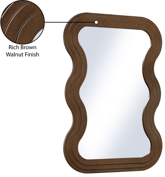 Meridian Furniture Bellagio Brown Mirror-4