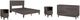 Signature Design by Ashley® Brymont 4-Piece Dark Gray Full Panel Headboard Bed Set-0