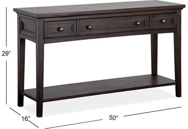 Magnussen Home® Westley Falls Graphite Sofa Table-2
