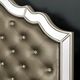 Furniture of America® Eliora Silver Eastern King Upholstered Panel Bed-3