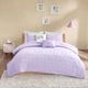 Olliix by Urban Habitat Kids Callie Lavender Twin Cotton Jacquard Pom Pom Comforter Set-4
