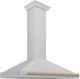 ZLINE 48" Autograph Edition Satin Stainless Steel Wall Mounted Range Hood-1