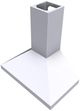 Vent-A-Hood® Euroline 36" White Wall Mounted Range Hood-1