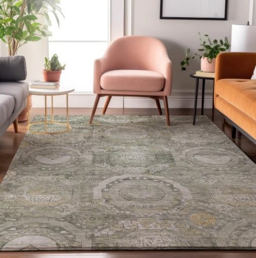 Dalyn™ Rug Company Tabrook TB14 Pewter 5'x8' Area Rug-4