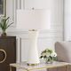 Uttermost® Ridgeline Matte White Table Lamp-2