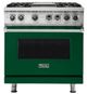 Viking® 5 Series 36'' Ivy Pro Style Dual Fuel Range with Griddle-0