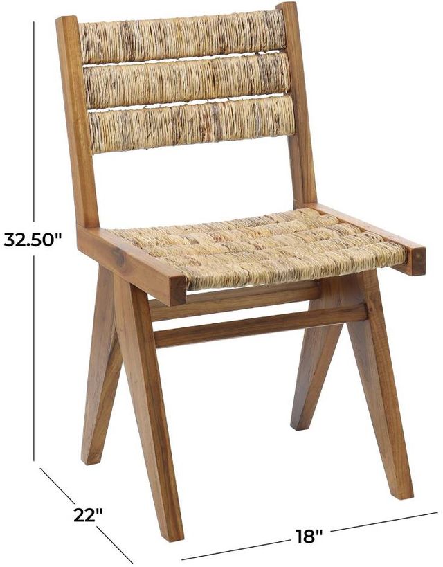 Deco Marche Light Brown 33" Accent Chair-3