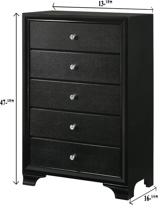 Crown Mark Micah Black Chest-2
