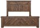 International Furniture Direct Dutton Brown Queen Panel Bed-2
