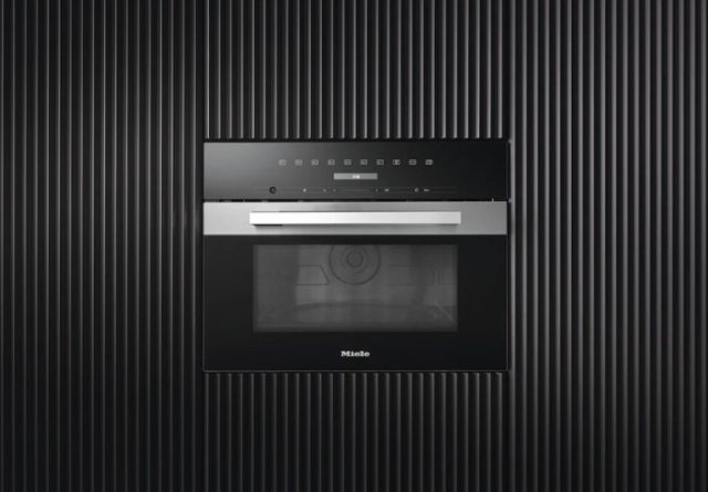 Miele PureLine Black 24'' Built-in Microwave Oven-2
