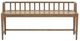 Magnussen Home® Lindon Belgian Wheat Arm Bench with Low Back-1
