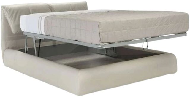 Natuzzi Editions Customizable Orbitale King Upholstered Panel Bed-2