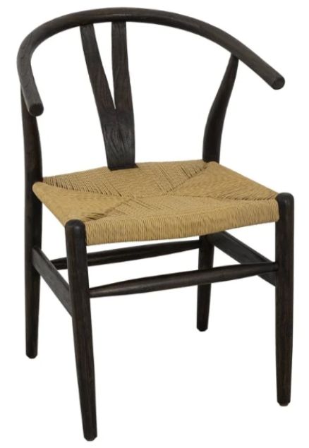 YHD Wishbone Black Dining Side Chair-0