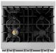 ZLINE Legacy 30" Satin Stainless Steel Pro Style Dual Fuel Range with Gas Cooktop, Electric Convection Oven and 4 Brass Burners-4