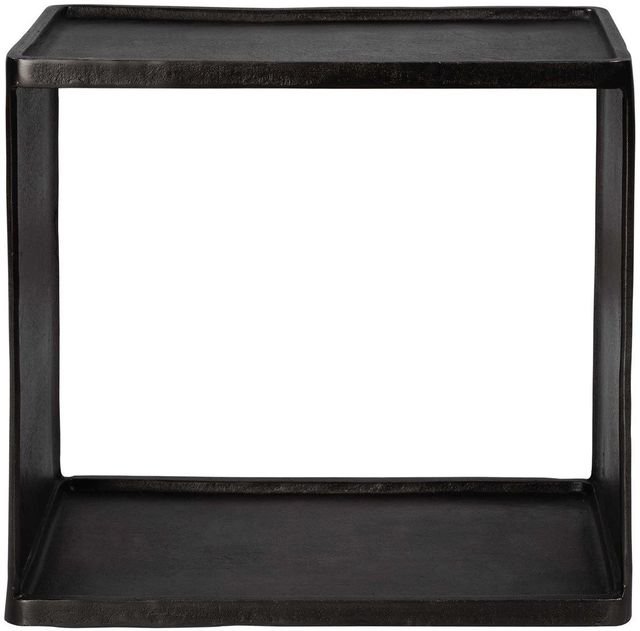 Uttermost® Derwent Dark Nickel Side Table-3