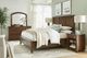 aspenhome® Cambridge Classic Cherry California King Panel Storage Bed-1