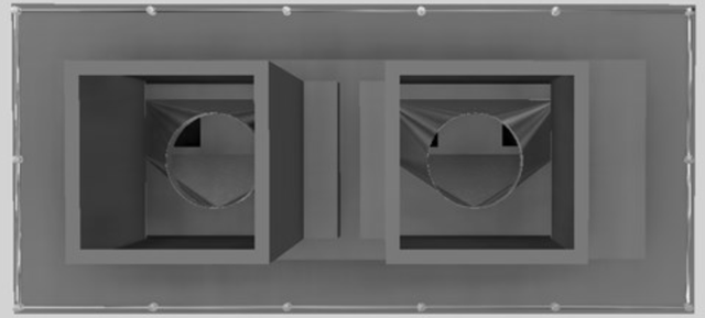 Vent-A-Hood® 66" Gunsmoke Contemporary Island Range Hood-2